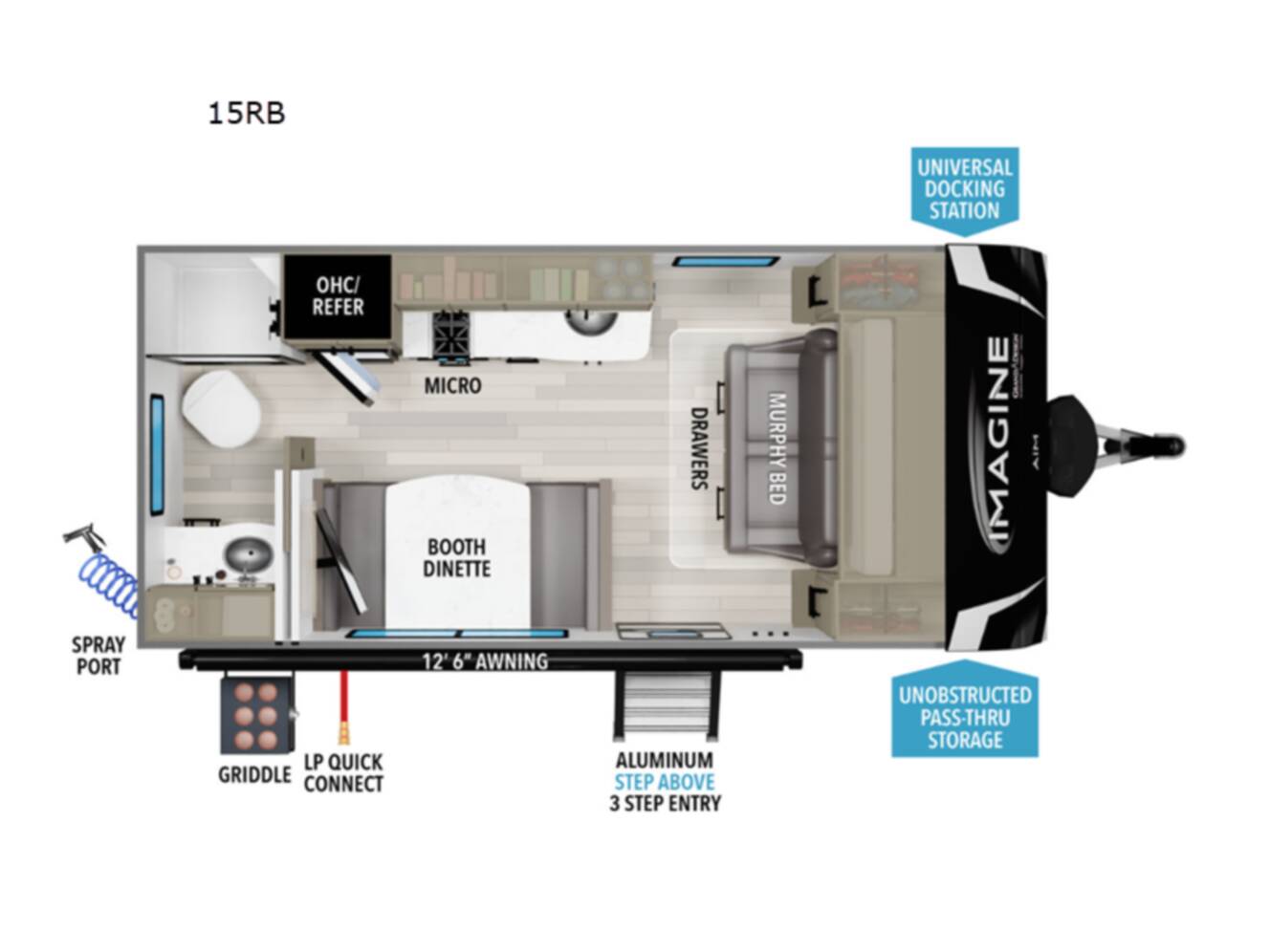 A photo of this 2024 Grand Design Imagine AIM 15RB