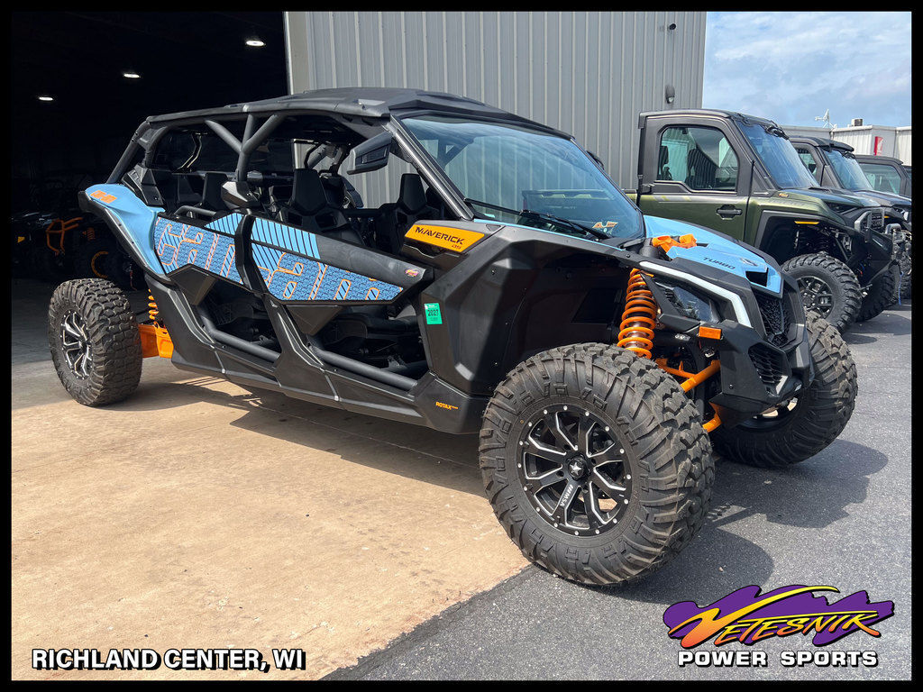 2025 Can-Am Maverick X3 MAX DS Turbo Scandi Blue & Orange Crush in richland center WI