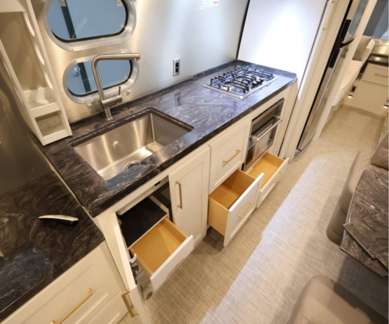 A photo of this 2023 Airstream CLASSIC 33FB 33FB TWIN