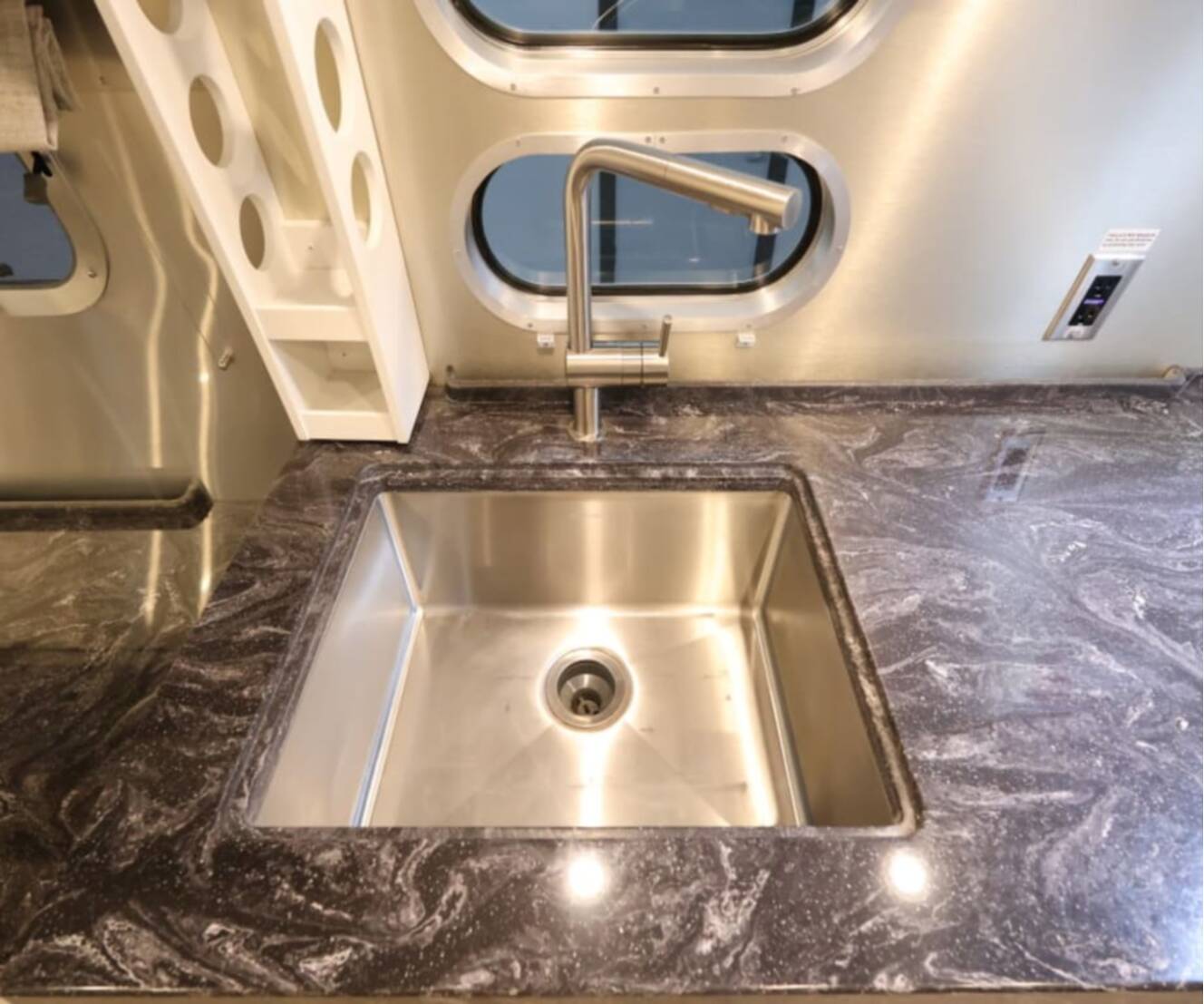 A photo of this 2023 Airstream CLASSIC 33FB 33FB TWIN