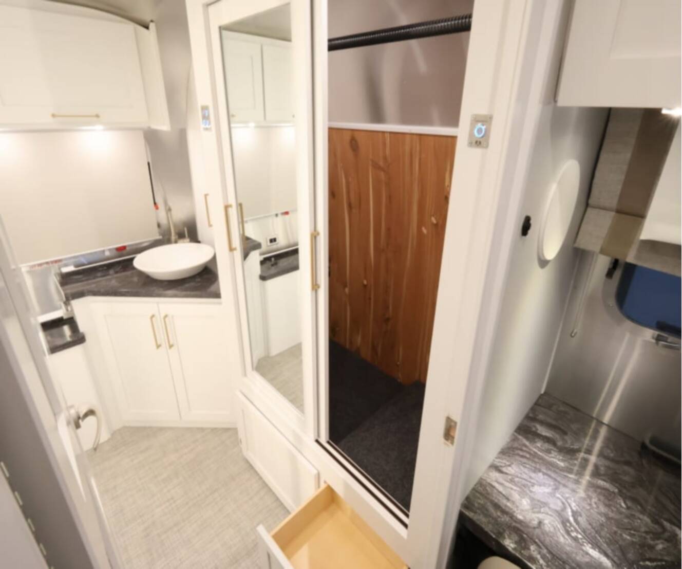A photo of this 2023 Airstream CLASSIC 33FB 33FB TWIN