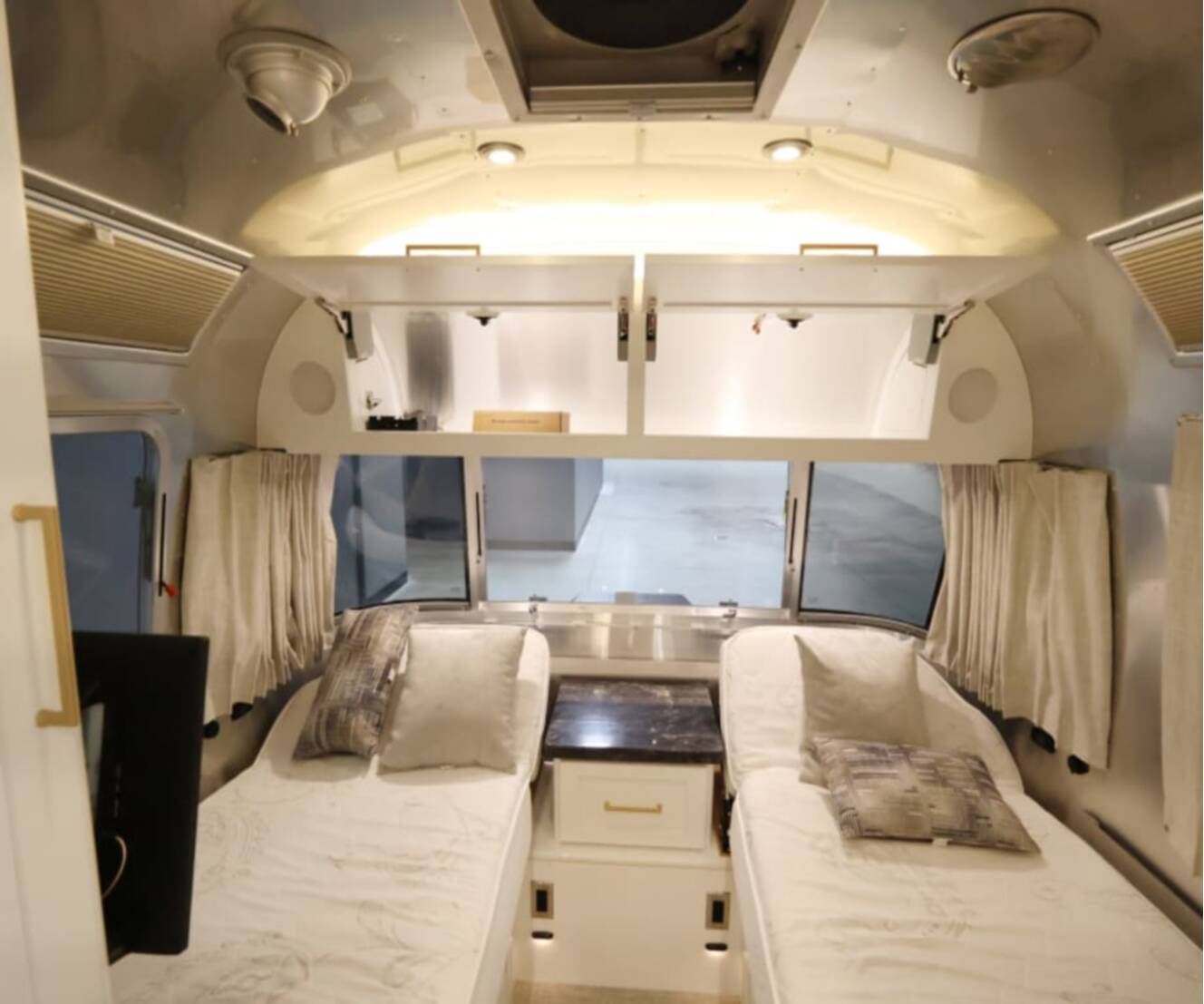 A photo of this 2023 Airstream CLASSIC 33FB 33FB TWIN