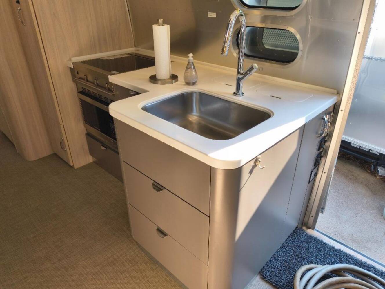 A photo of this 2020 Airstream Globetrotter 27FB Twin