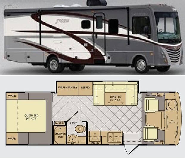 2016 Fleetwood Rv Storm 28MS in princeton NC