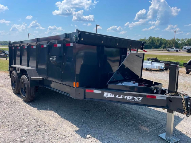 2027 HILLCREST TRAILERS 7X14 17.6K GVW Telescopic Hydro Jack Dump W/ H.S ( in Frankfort, OH