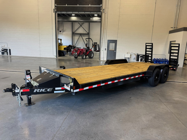2026 RICE 7X24 Powder Coated 14K Lowpro Equipment Trailer W/ in Loudon, NH