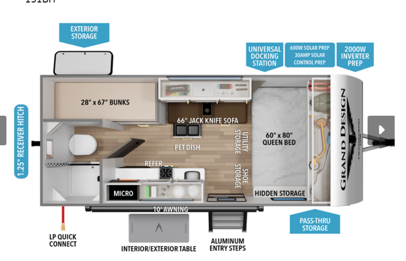 2026 Grand Design Transcend Xplor 151BH in bossier city LA