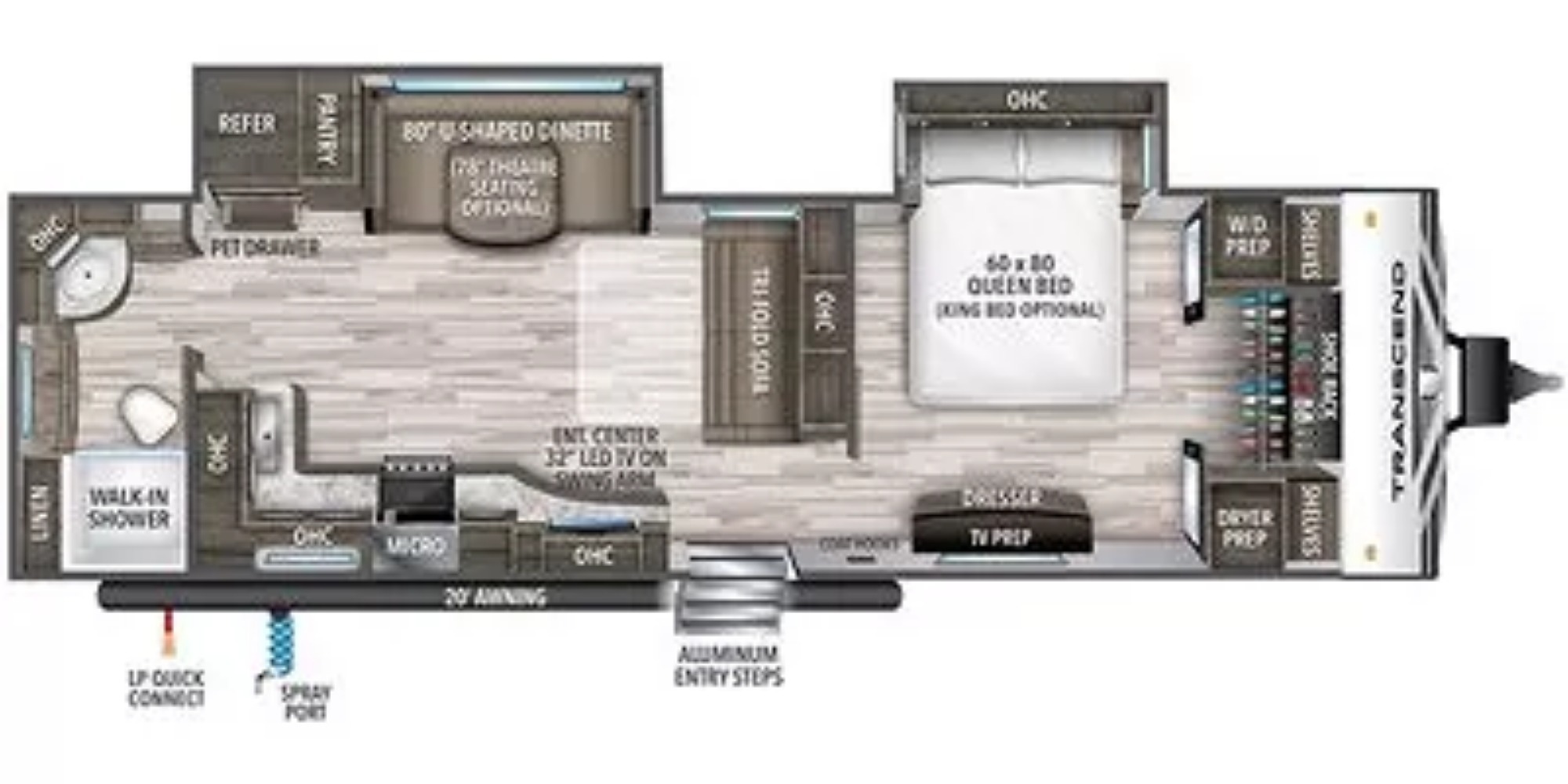 2021 Grand Design TRANSCEND 30RBS RV