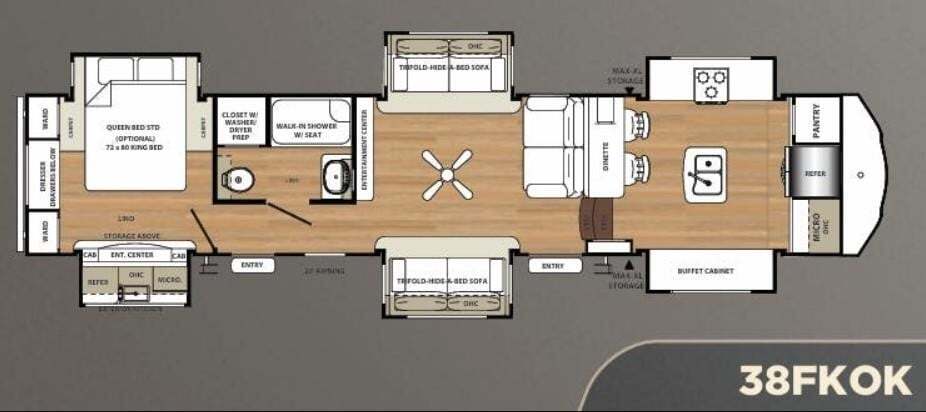 2018 Forest River SIERRA 38FKOK in sweetwater TX