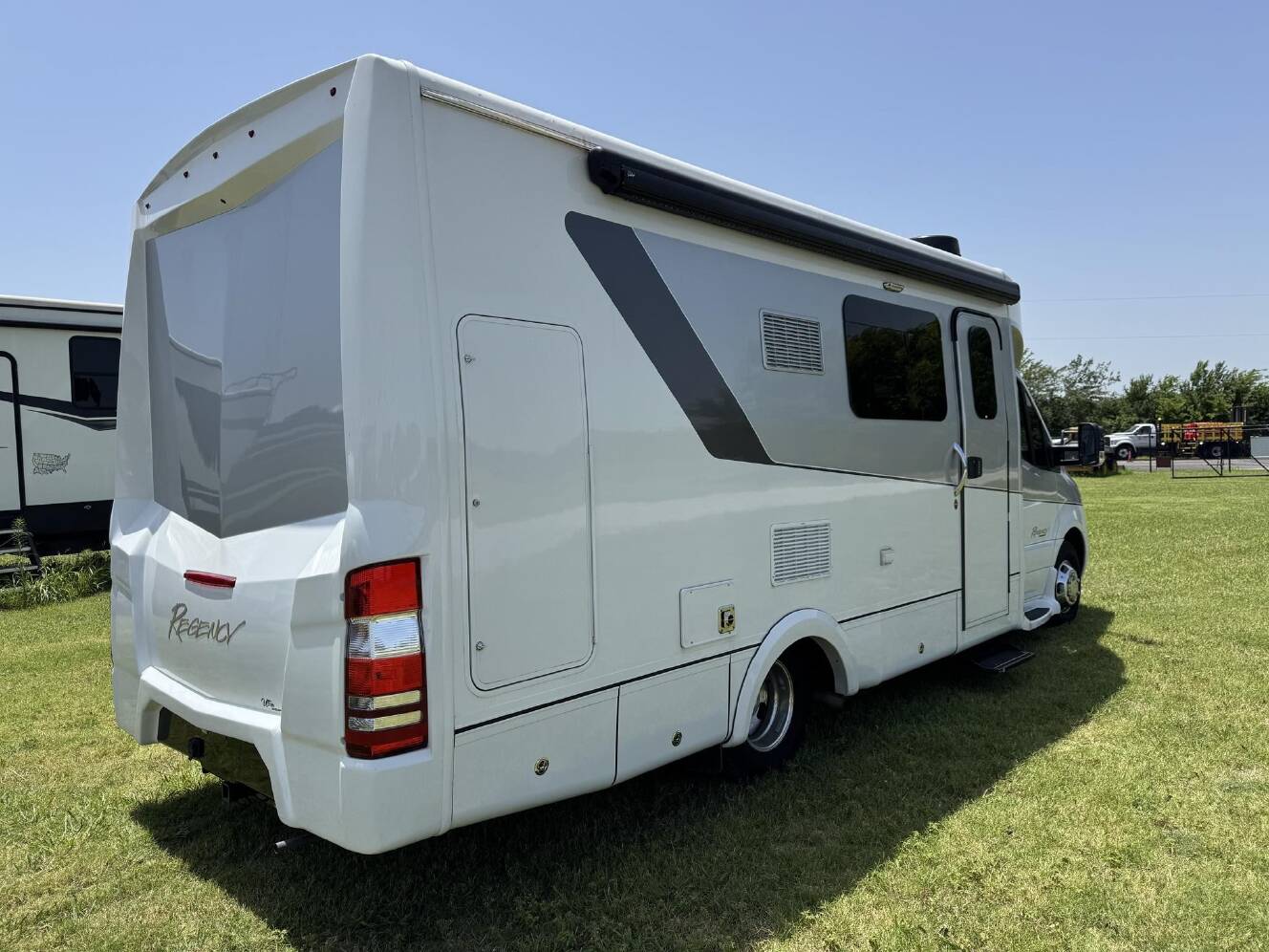 A photo of this 2020 Regency Rv ULTRA BROUGHAM MB