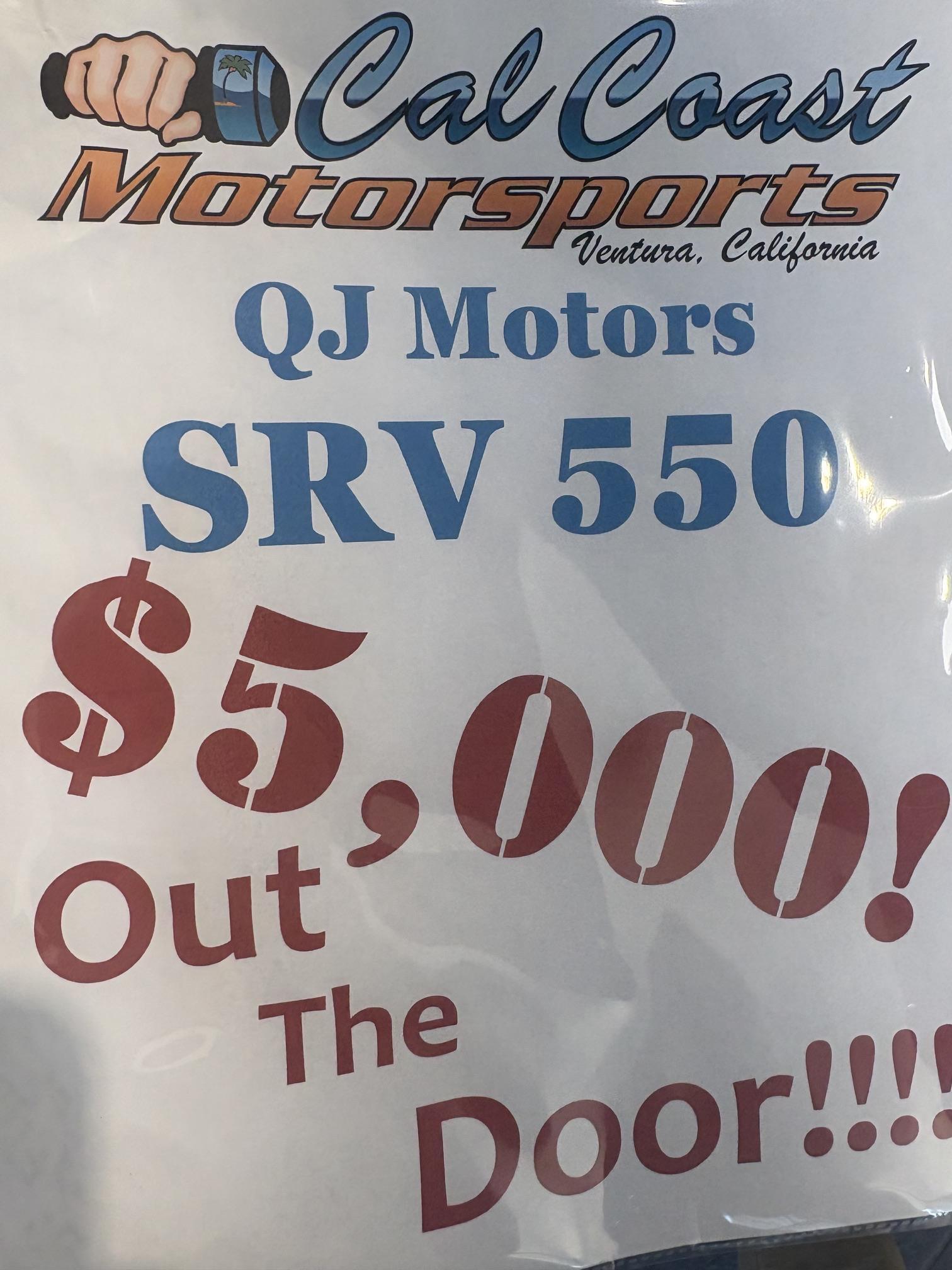 2023 Qj SRV550-23 in Ventura, CA