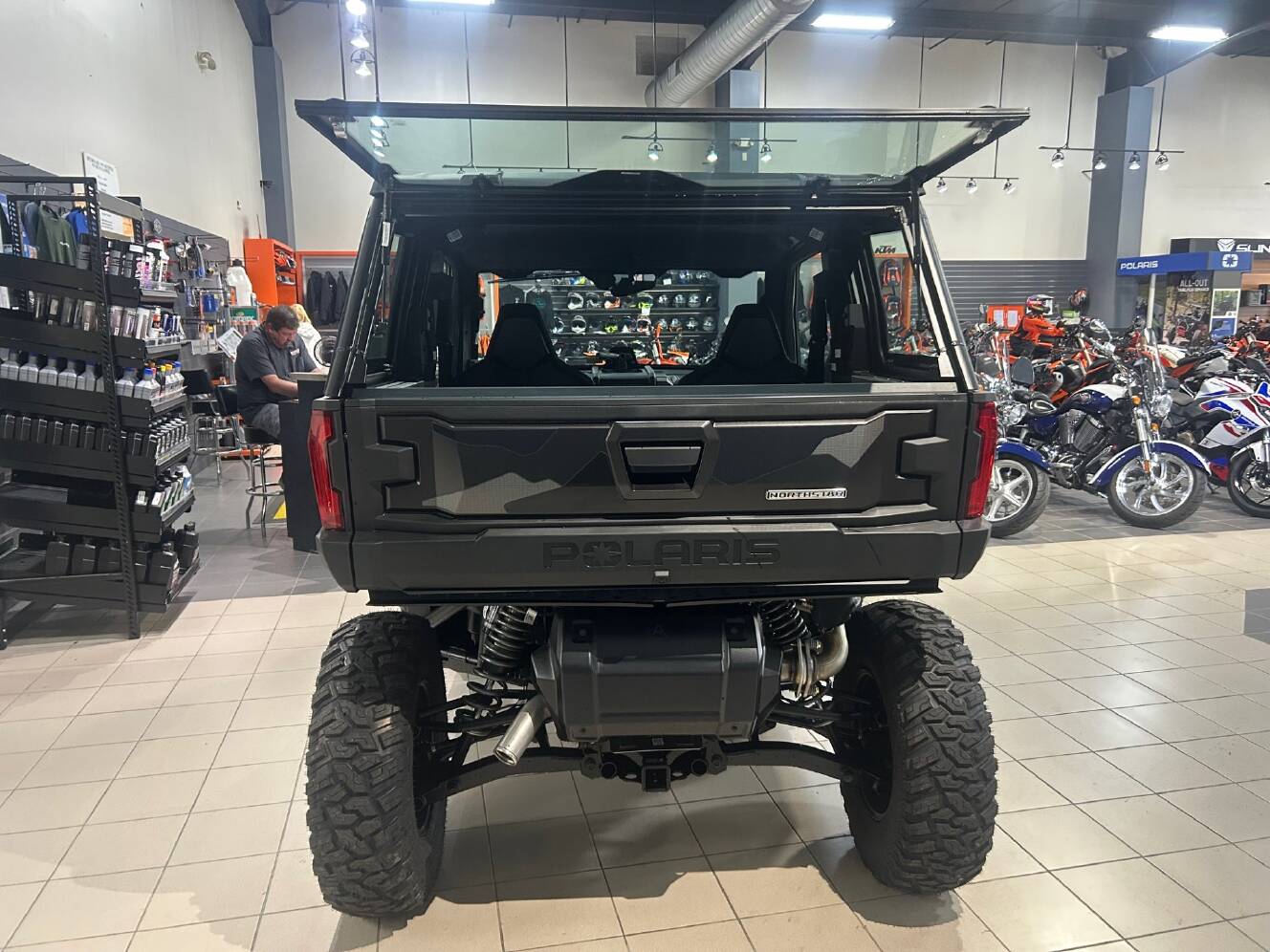A photo of this 2026 Polaris XPEDITION ADV NORTHSTAR MATTE SUPER GRAPHITE