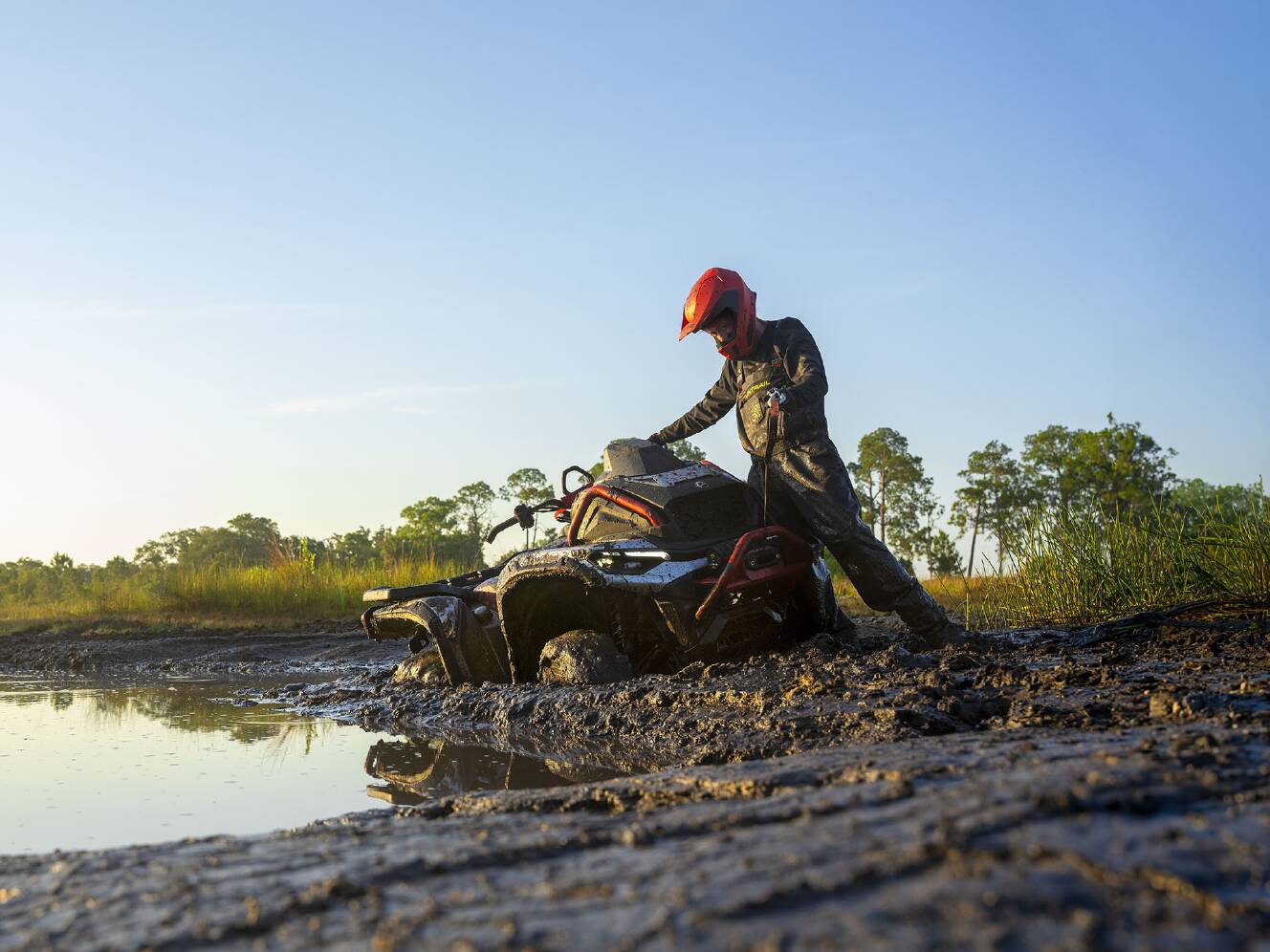 A photo of this 2025 Can-Am Outlander X MR 1000R