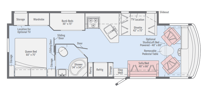2019 Winnebago VISTA LX 31BE in indianapolis IN