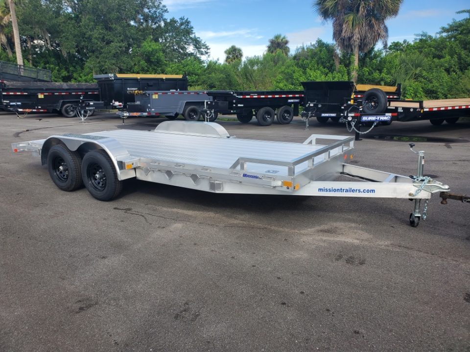 2027 ALCOM 7X18 ALUMINUM FRAME CAR HAULER in Punta Gorda, FL