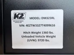 2026 KZ RV Domani DM323RL