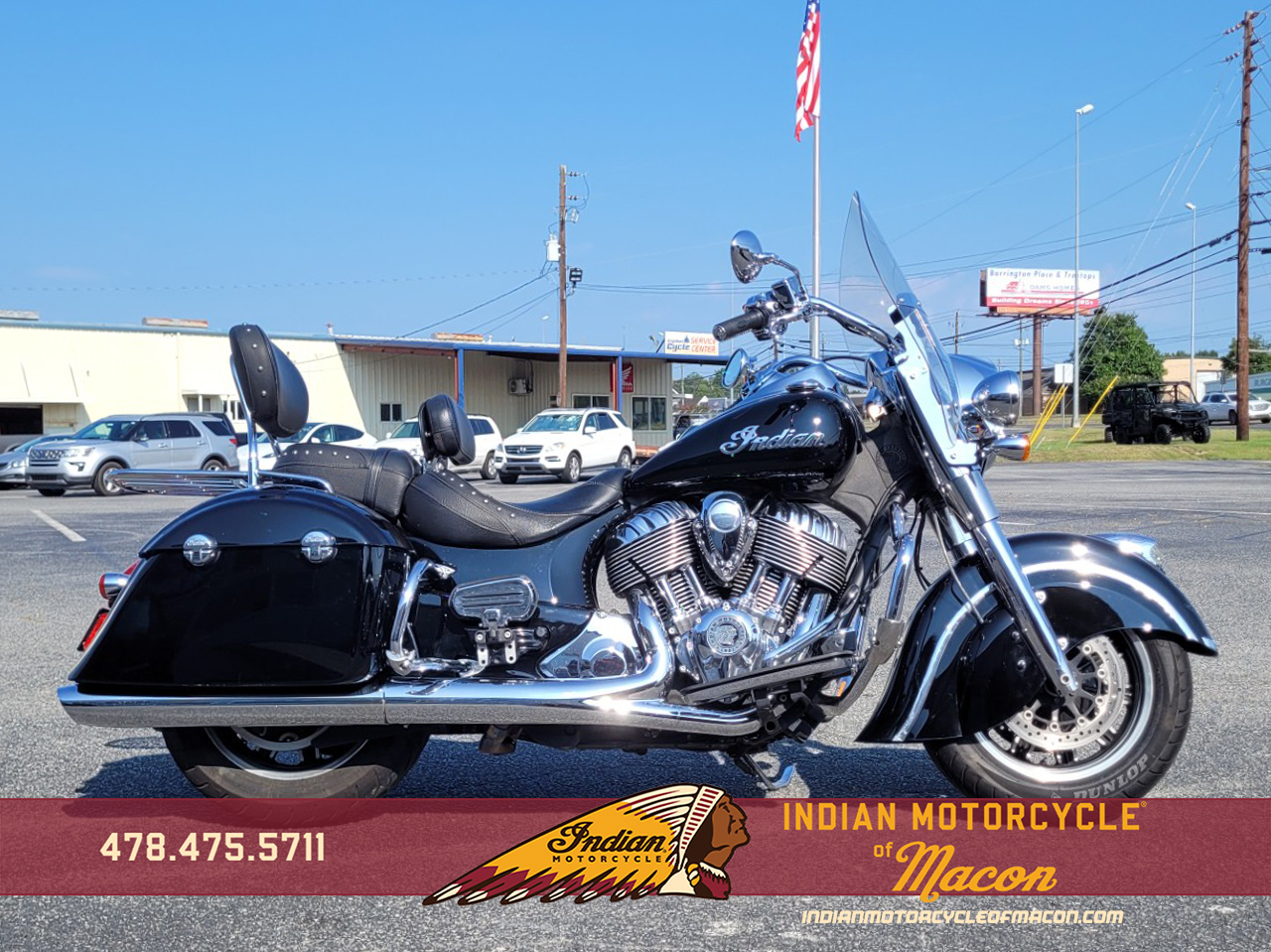 2017 Indian Motorcycle® Springfield Thunder Black in Macon, GA