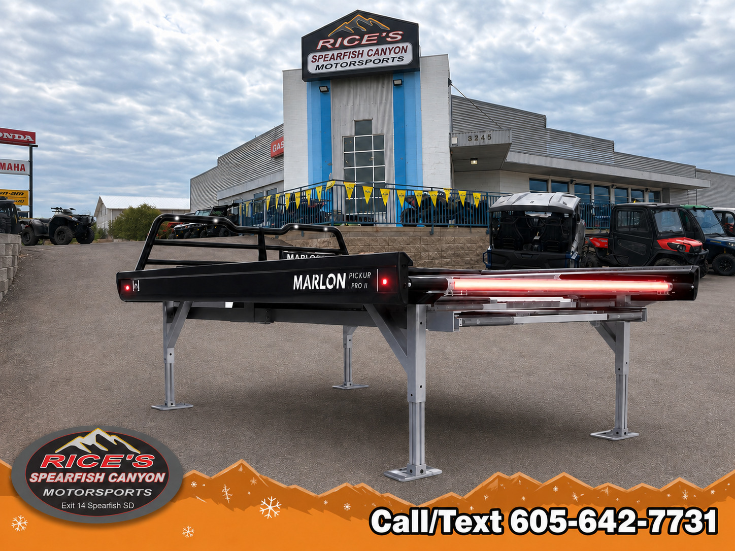 2025 Marlon Trailers Xplore Pro III Sled Deck in Rapid City, SD