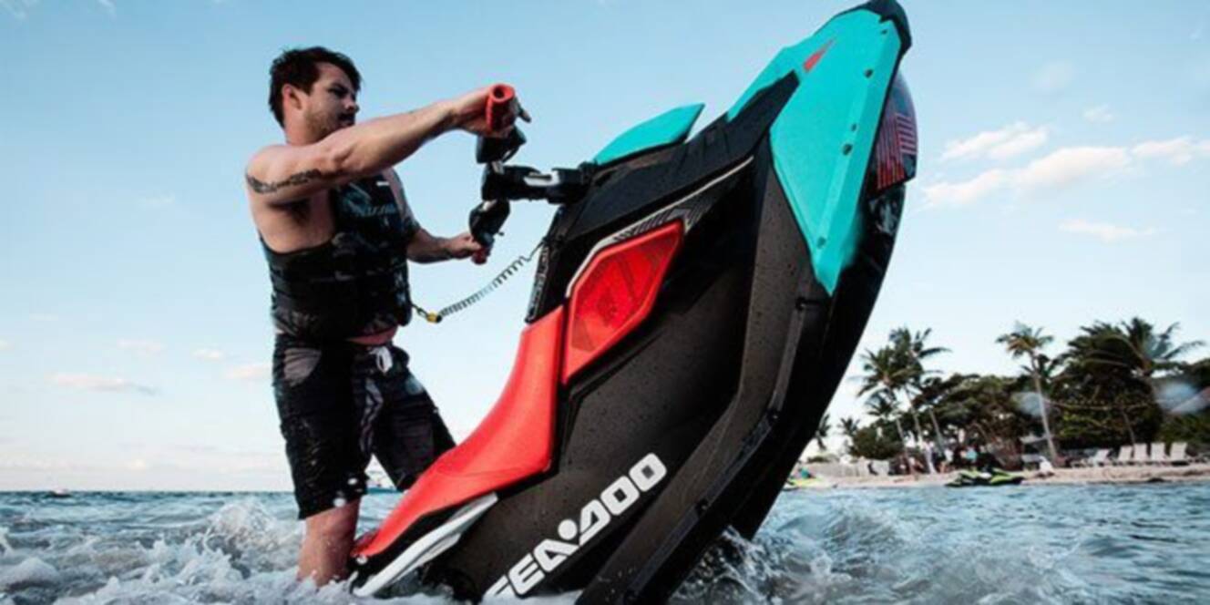 A photo of this 2018 Sea-Doo Spark Trixx 3up iBR