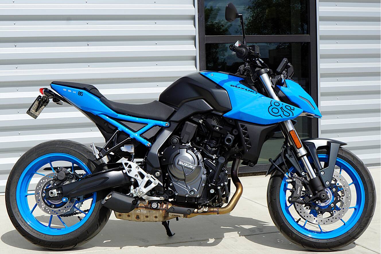 A photo of this 2024 Suzuki GSX-8S