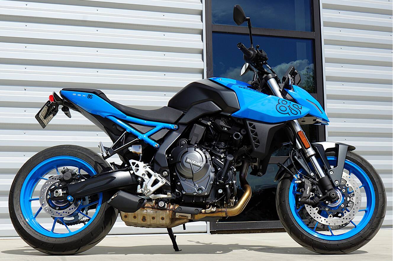 A photo of this 2024 Suzuki GSX-8S