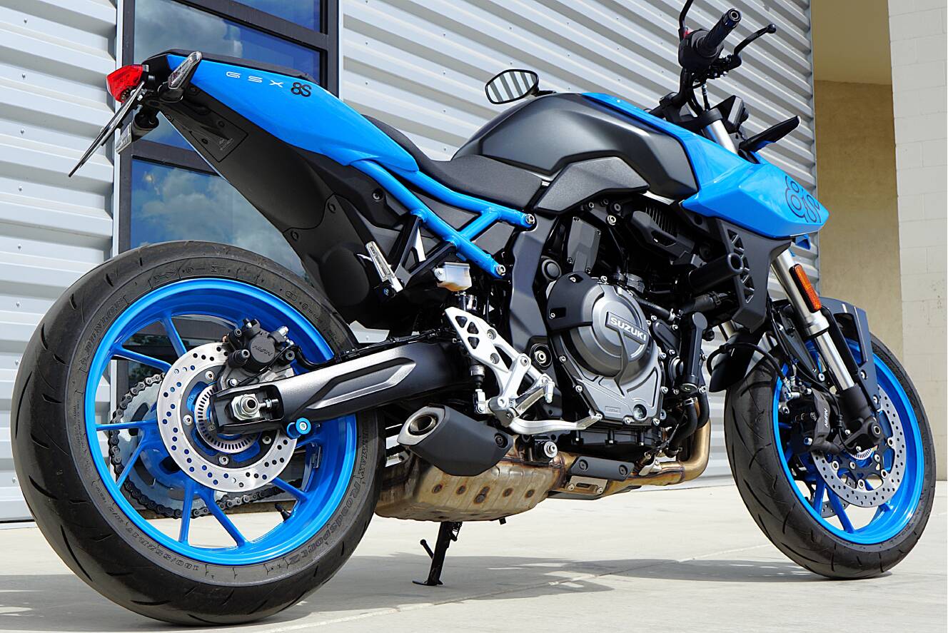 A photo of this 2024 Suzuki GSX-8S