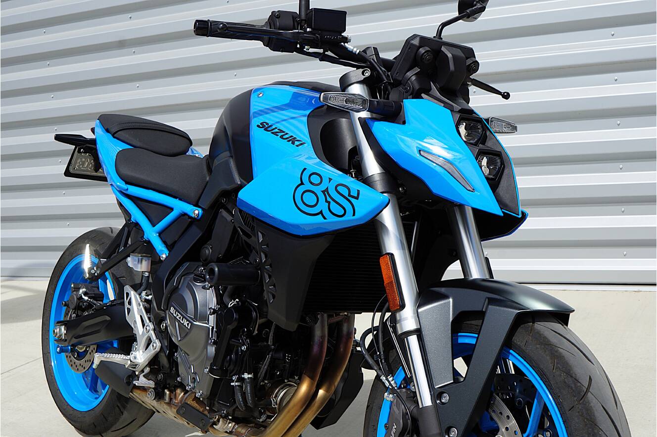 A photo of this 2024 Suzuki GSX-8S
