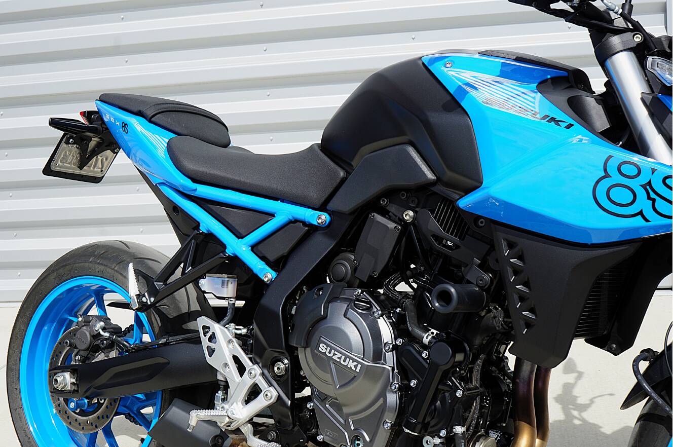 A photo of this 2024 Suzuki GSX-8S