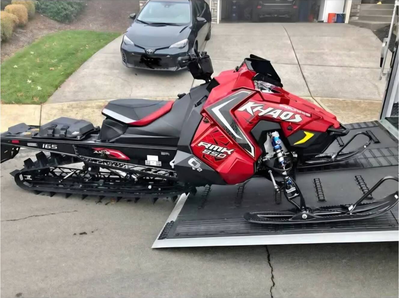 A photo of this 2021 Polaris 850 RMK KHAOS 165 MATRYX