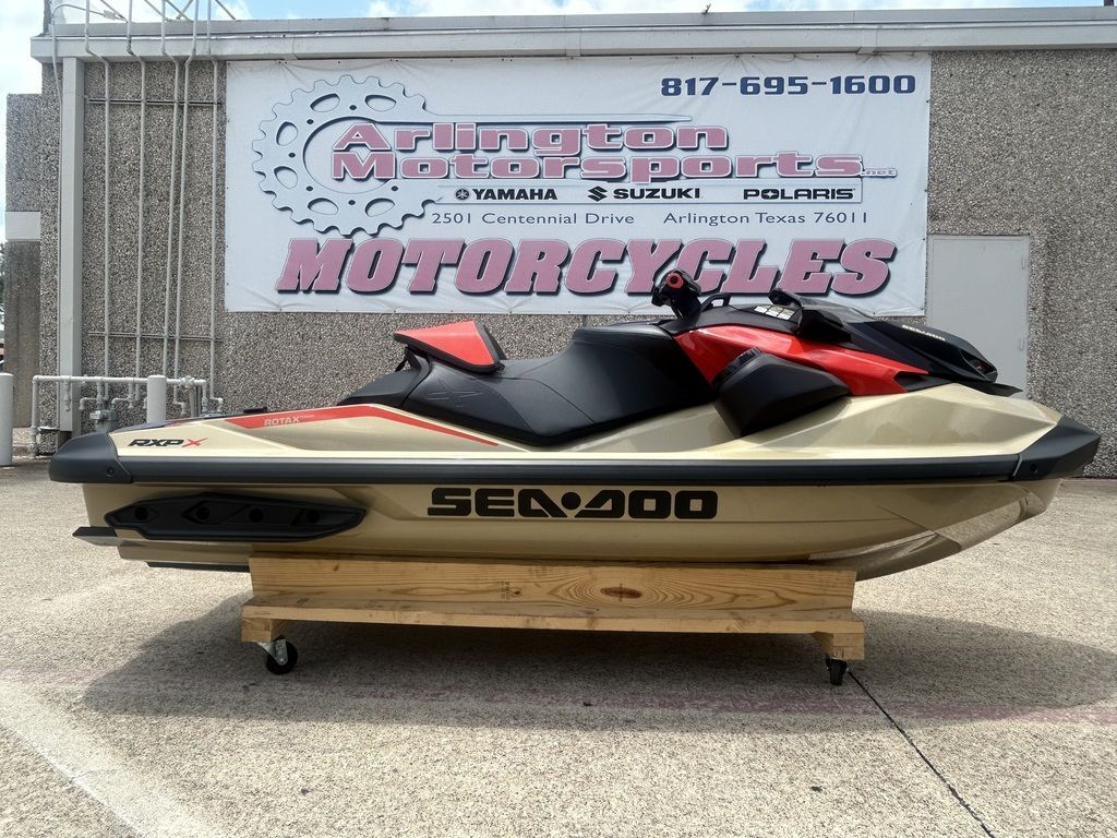 2025 Sea-Doo RXP-X 325 Tech, BRP Premium A, iBR Metallic Tan / La in arlington TX