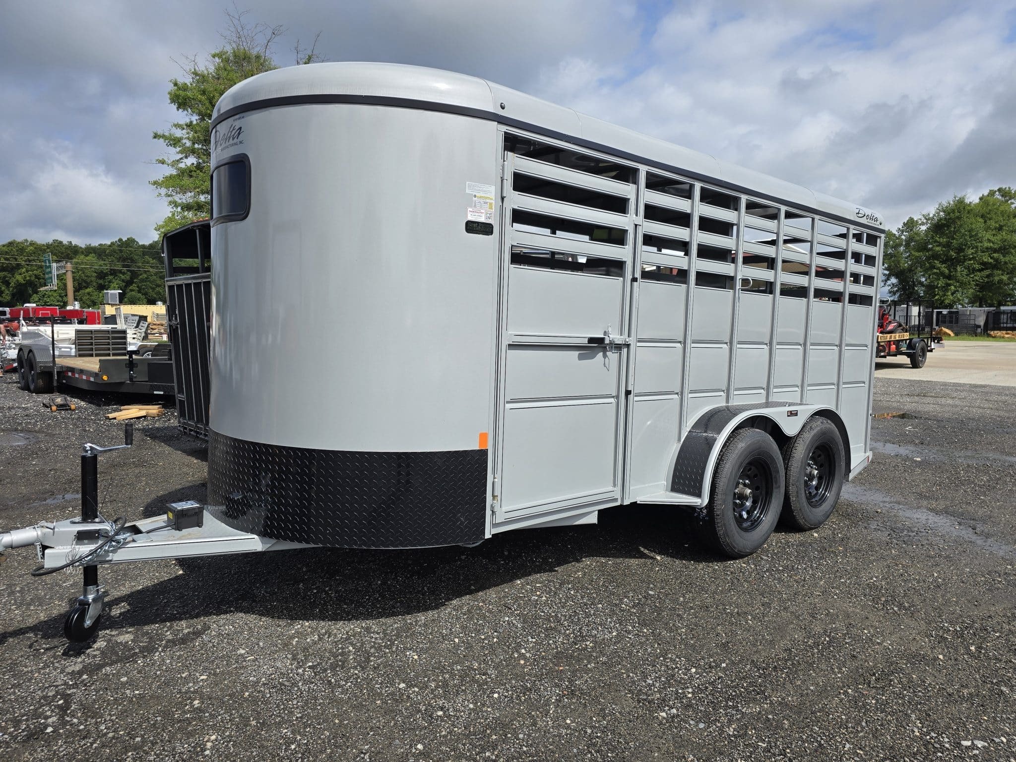 2026 Delta Trailers 6x16 500 COMBO livestock 3 Horse Slant Load Trailer in Byron, GA