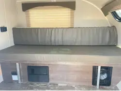 2022 Sunset Park RV Sunray 109E Hauler Sport With Bike Rack Lifted Outside