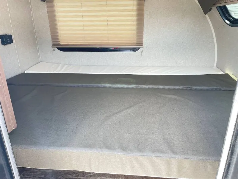 2022 Sunset Park RV Sunray 109E Hauler Sport With Bike Rack Lifted Outside