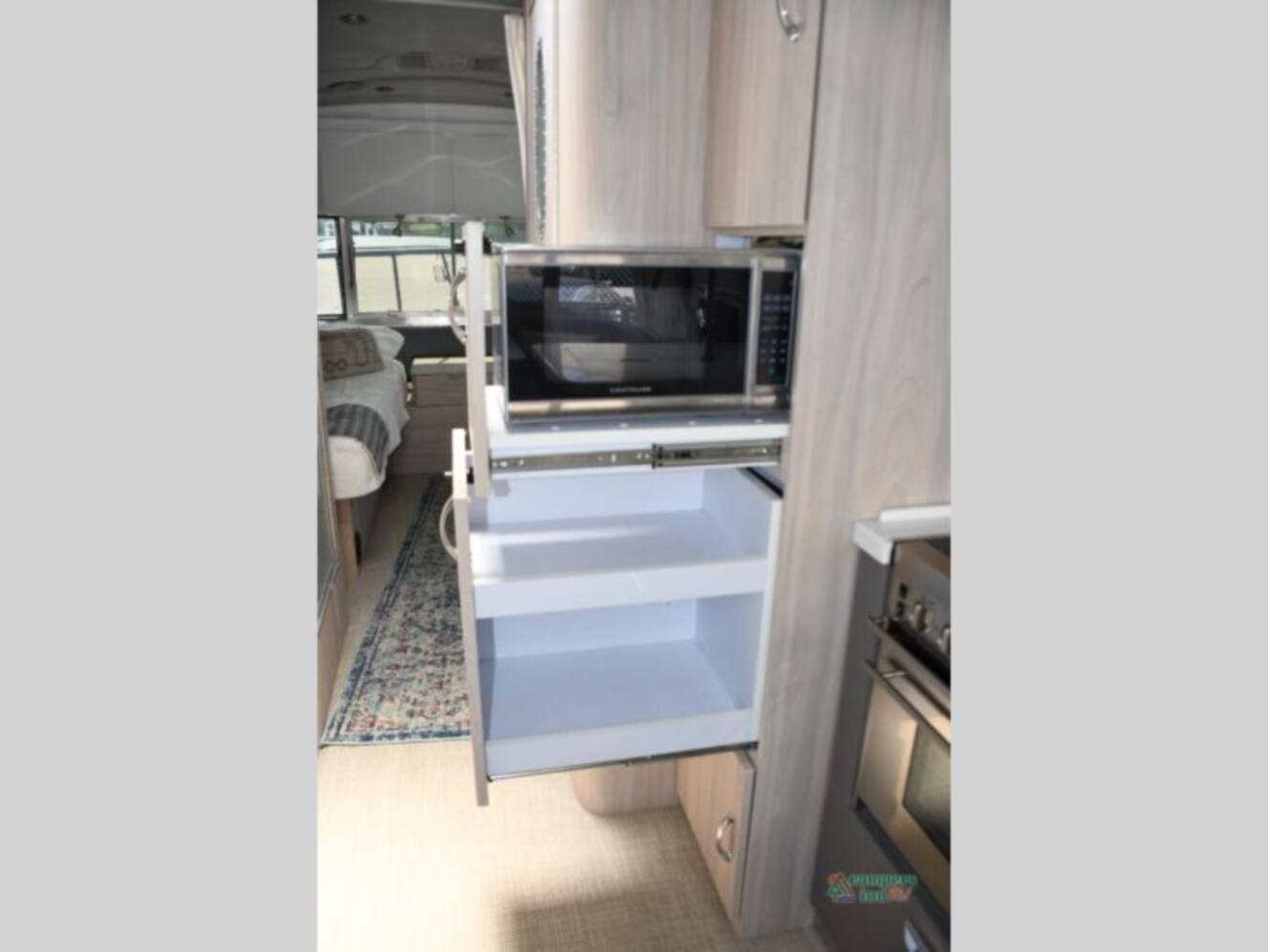 A photo of this 2019 Airstream Globetrotter 27FB Twin