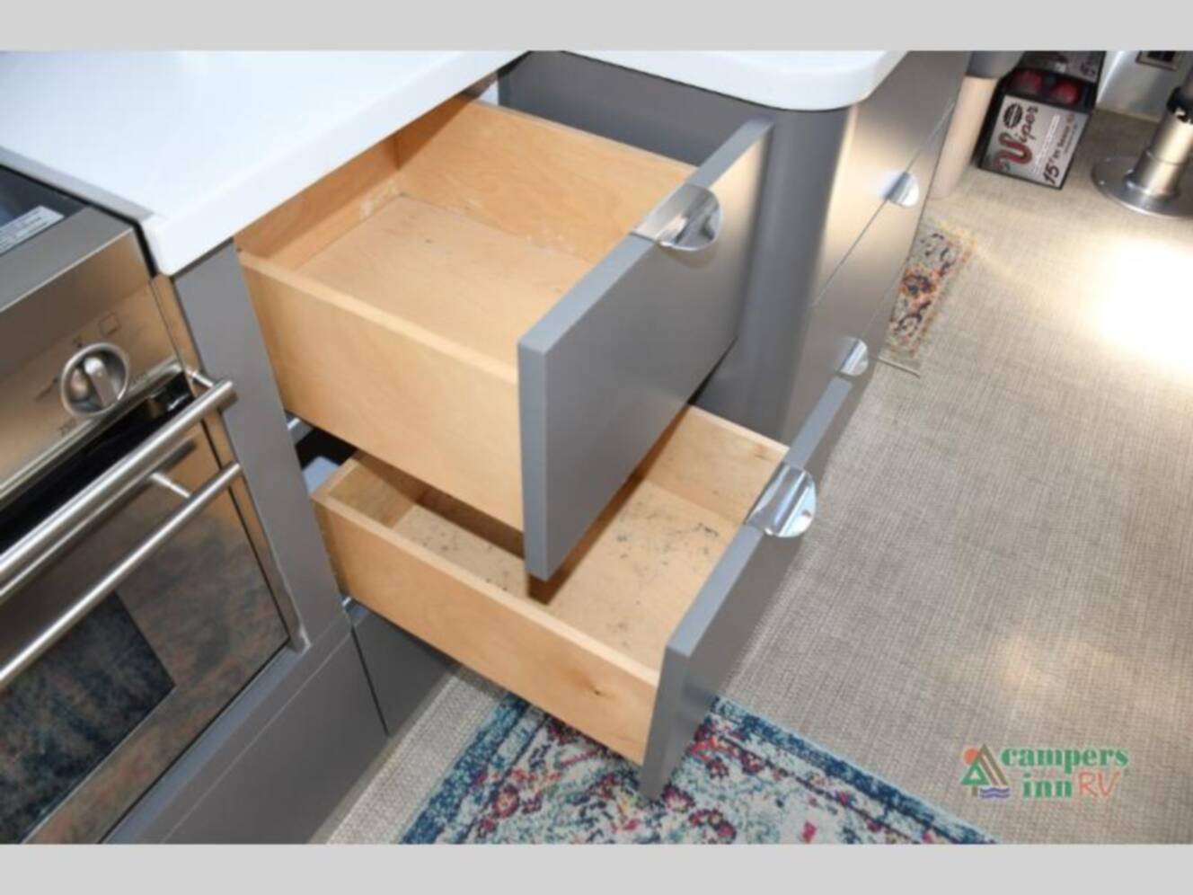 A photo of this 2019 Airstream Globetrotter 27FB Twin