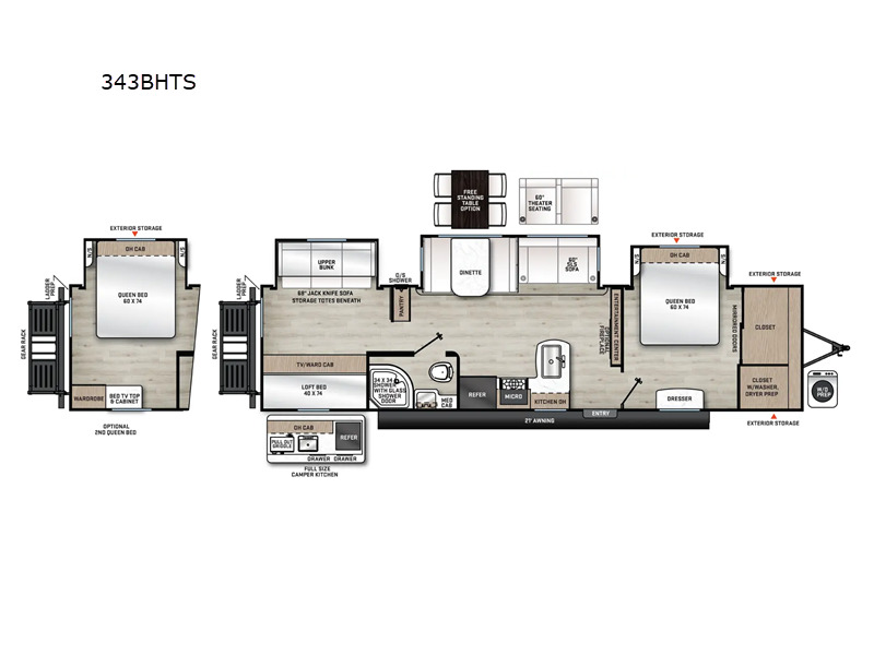 2024 Coachmen Catalina Legacy 343BHTS in north canton OH