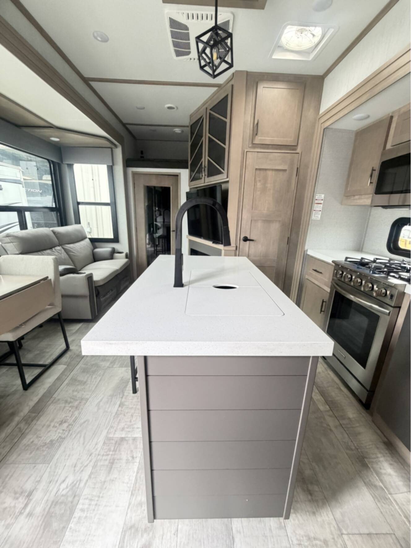 A photo of this 2023 Grand Design Momentum M-Class 397THS