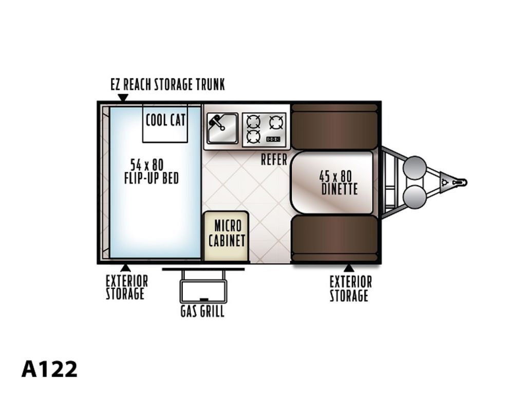 2018 Forest River Rockwood Hard Side A122 in albemarle NC