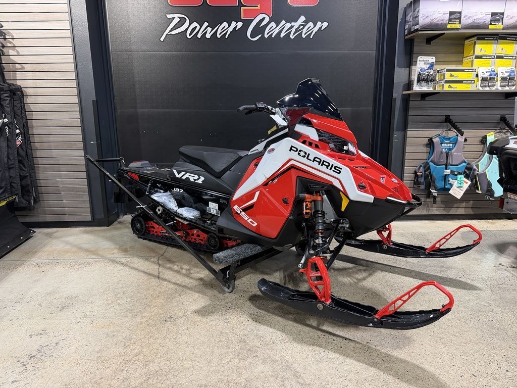 2027 Polaris® 650 INDY VR1 137 Dynamix Indy Red / White Lightning / G in reedsburg WI