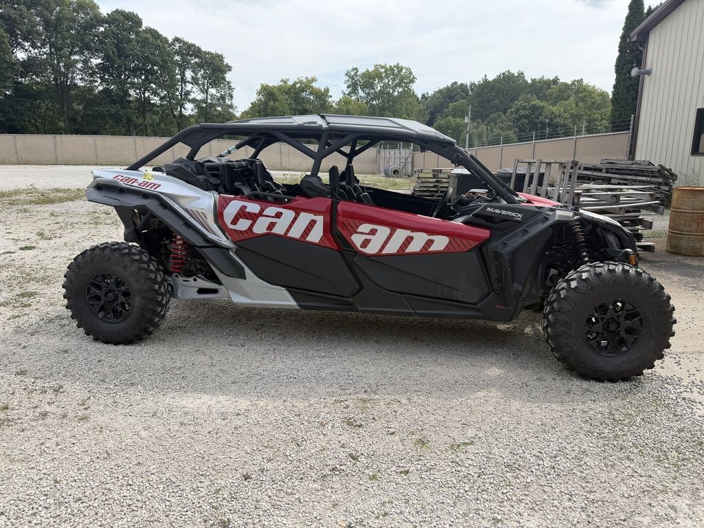 2025 Can-Am Maverick X3 MAX DS Turbo Fiery Red & Hyper Silver in warsaw IN