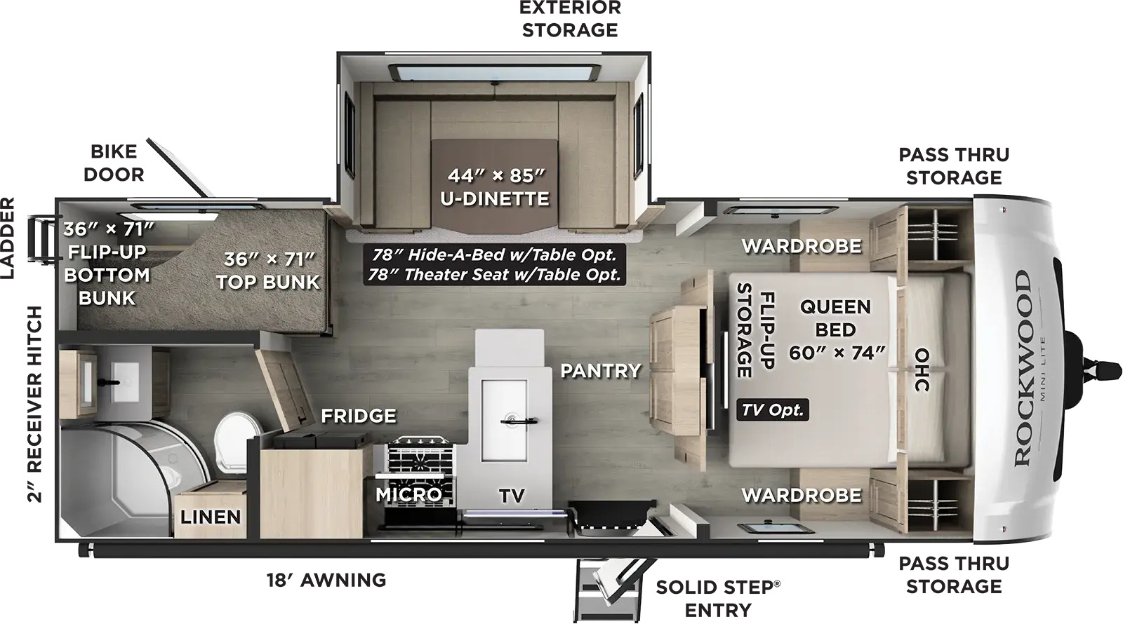 2027 Forest River Rv Rockwood Mini Lite 2520BH in mesa AZ