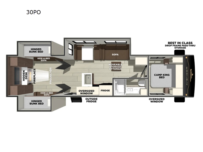2027 Prime Time Rv AVENGER 30PO in dover FL