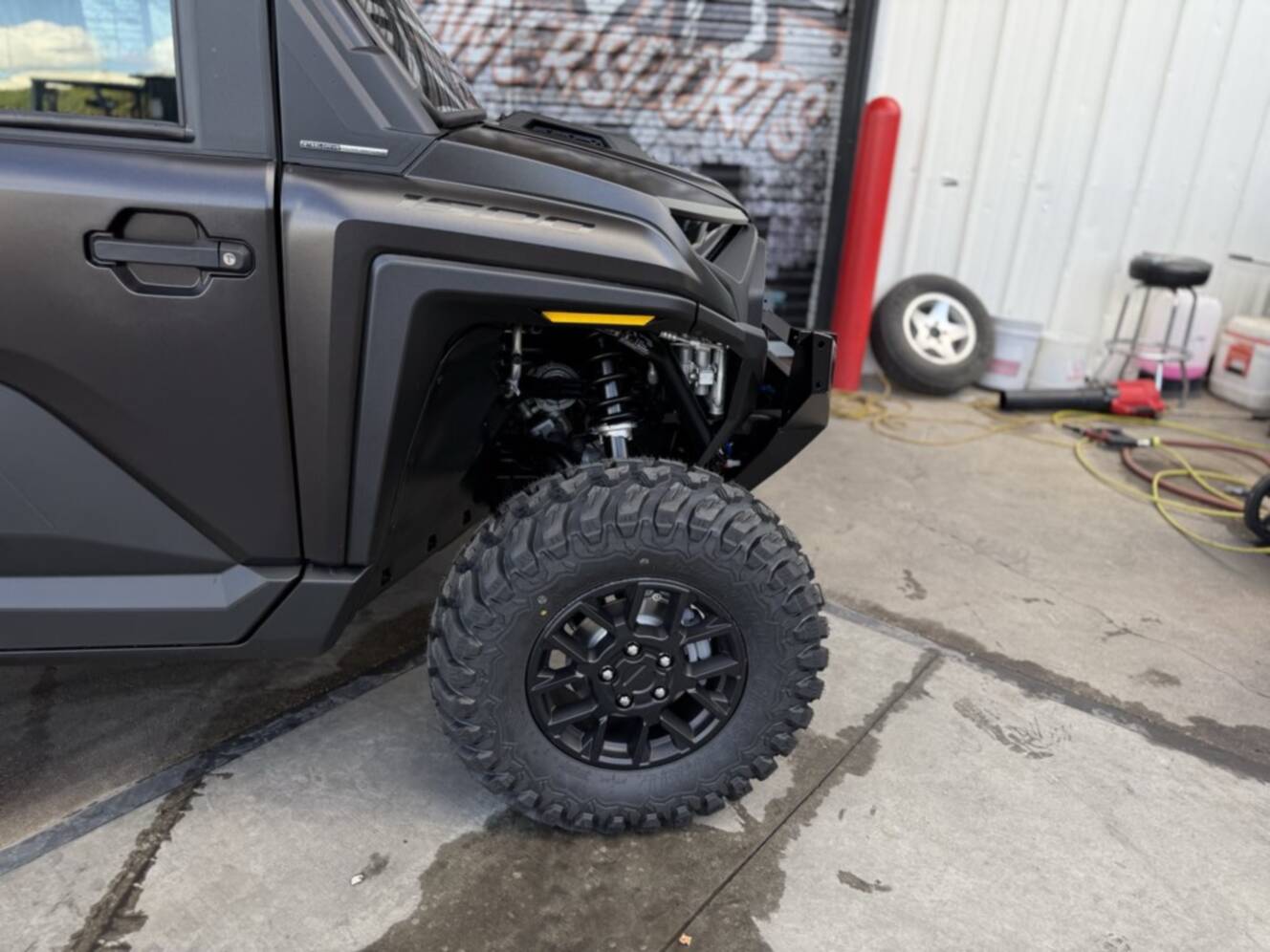 A photo of this 2026 Polaris RGR CREW XD 1500 NS PREMIUM SUPER GRAPHITE