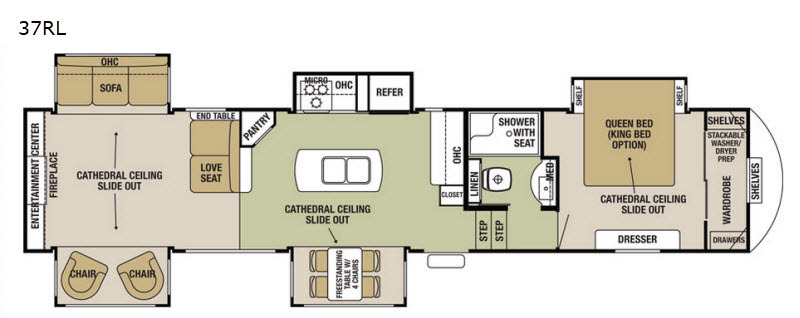 2018 Forest River Rv Cedar Creek Silverback 37RL in las vegas NV