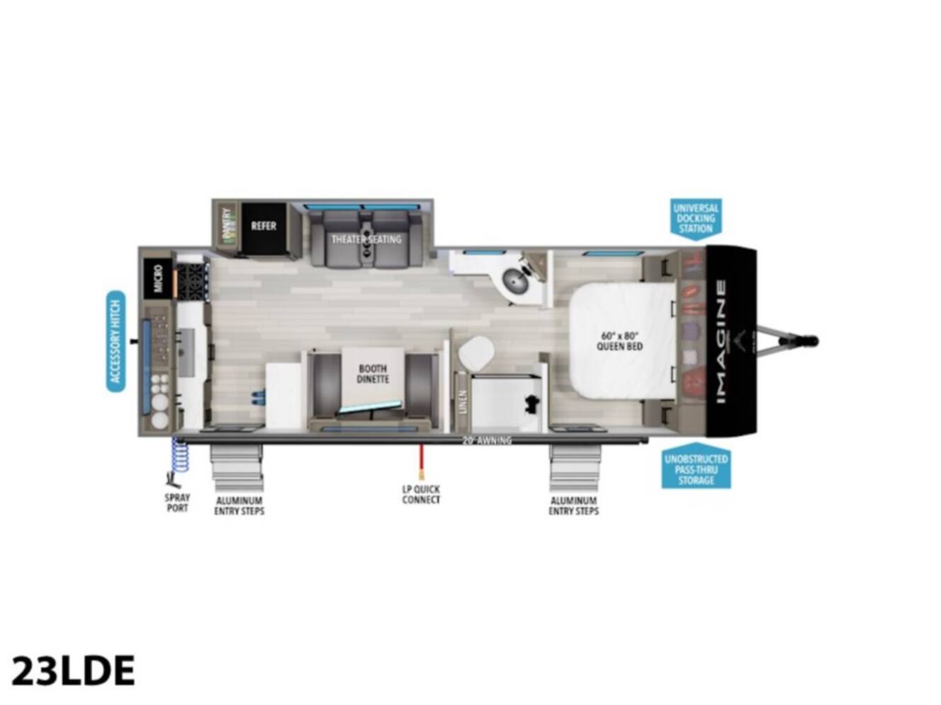 A photo of this 2026 Grand Design Imagine XLS 23LDE