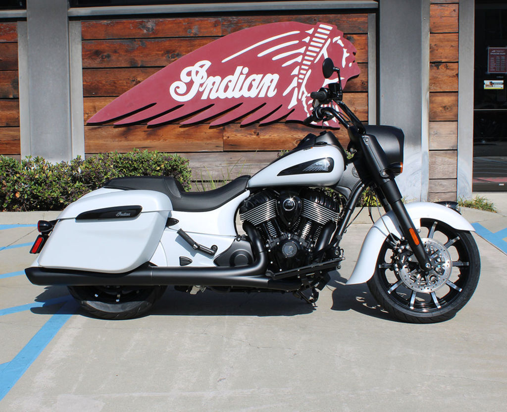 2026 Indian Motorcycle® Springfield ® Dark Horse® Ghost White Metallic Smoke DARK HORSE in Westminster, CA