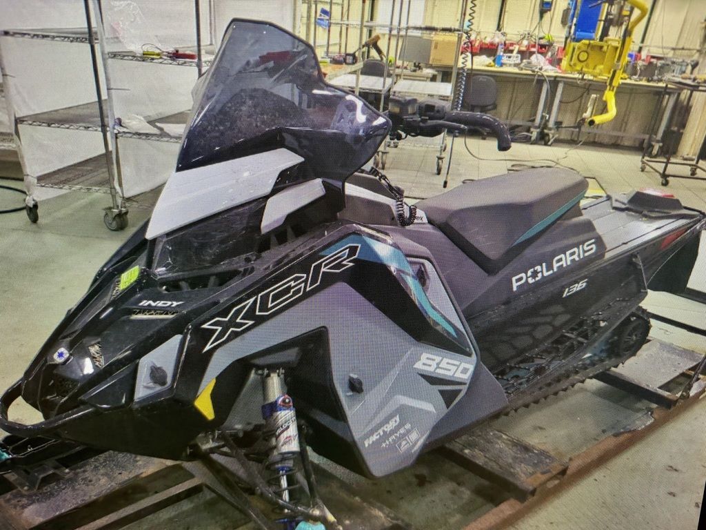 2024 Polaris® 850 Indy XCR 136 Storm Gray Snowmobile snowmobile