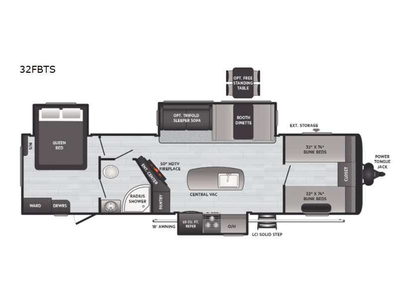 2021 Keystone Rv Hideout 32FBTS RV