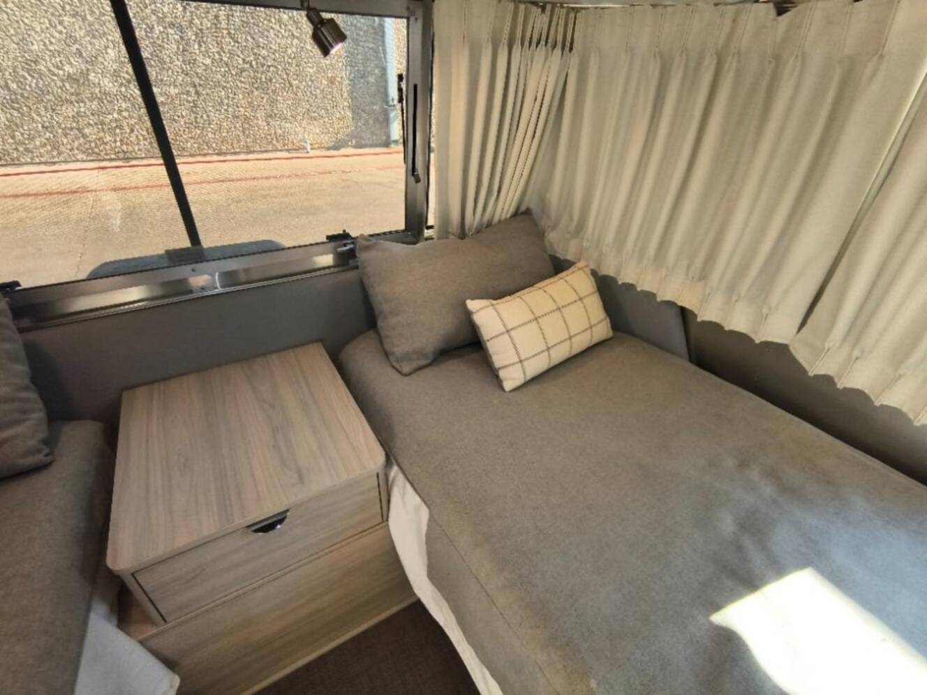 A photo of this 2020 Airstream Globetrotter 27FB Twin