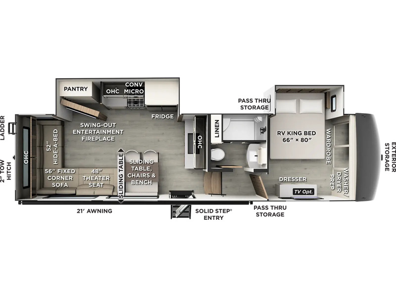 2027 Forest River Rv Rockwood Signature 332SRL in schoolcraft MI